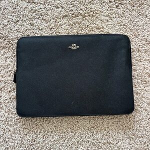 Coach Elegant Black Laptop Case